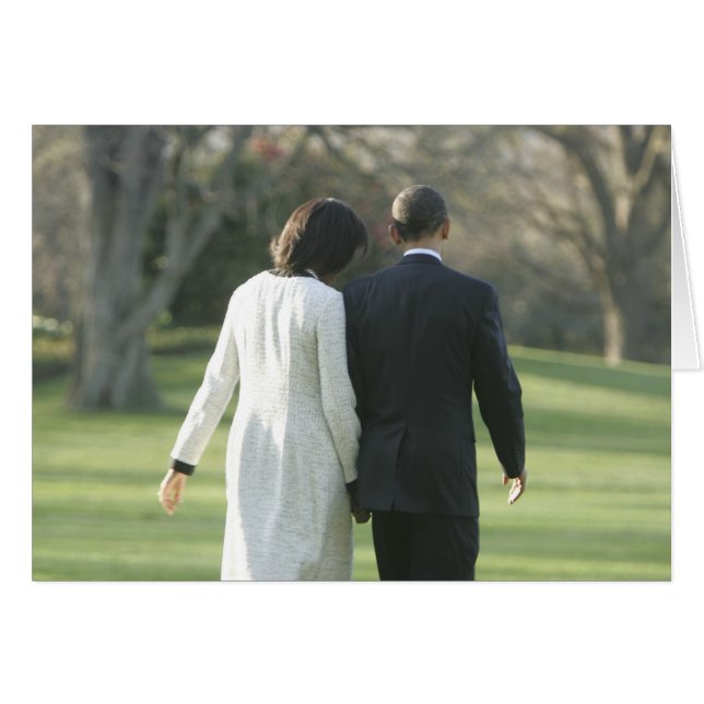 President Barack Obama and First Lady Michelle (Front Horizontal)