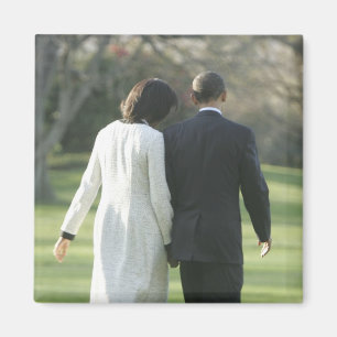 President Barack Obama and First Lady Michelle Magnet