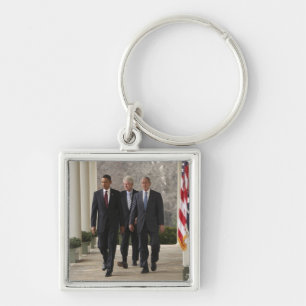 President Barack Obama and former presidents Key Ring