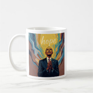 President Barack Obama and the Message of Hope Coffee Mug