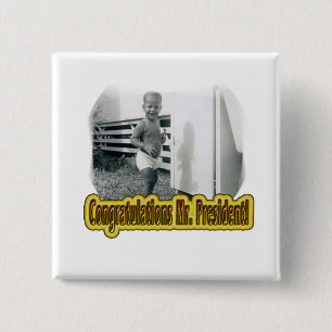 PRESIDENT BARACK OBAMA BABY BUTTON