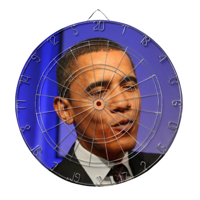President Barack Obama Bullseye Dartboard (Front)