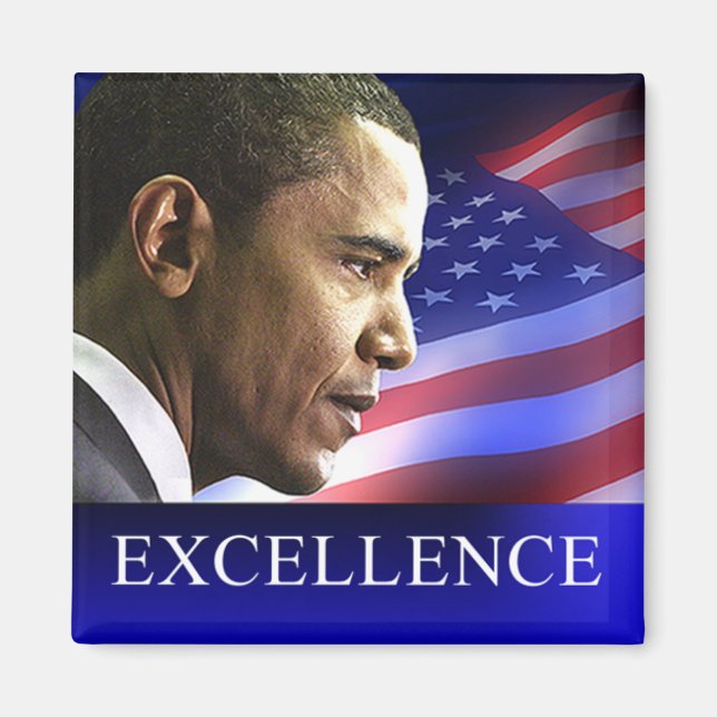 President Barack Obama Excellence Magnet (Front)