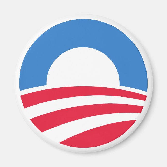 President Barack Obama Logo Magnet (Front)
