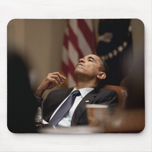 President Barack Obama Mouse Pad (Front)