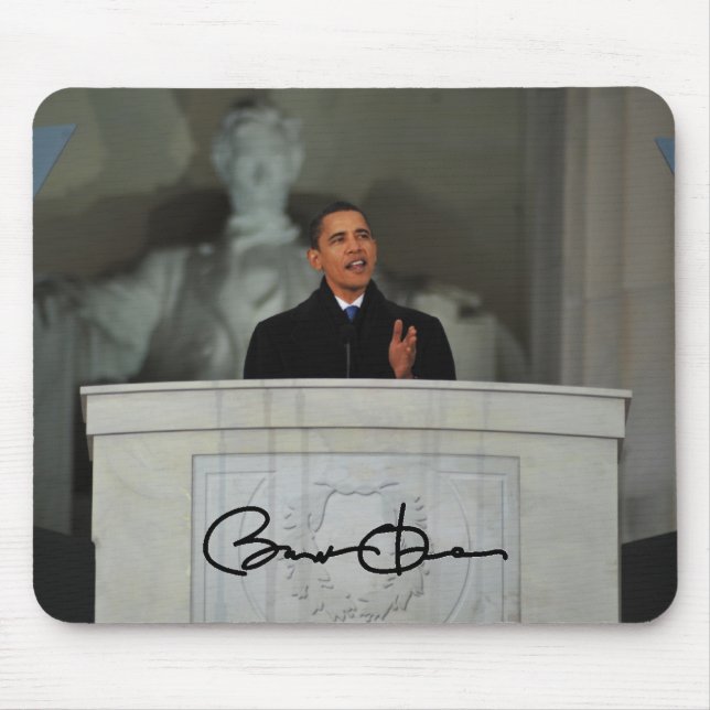 President Barack Obama Mouse Pad (Front)