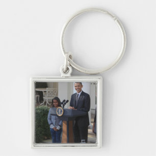 President Barack Obama pardons the Key Ring