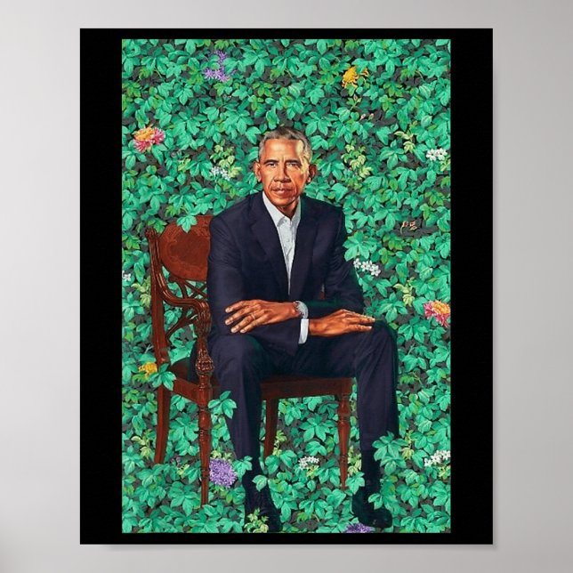 President Barack Obama Portrait Shirt  Poster (Front)