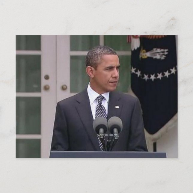 President Barack Obama Postcard (Front)