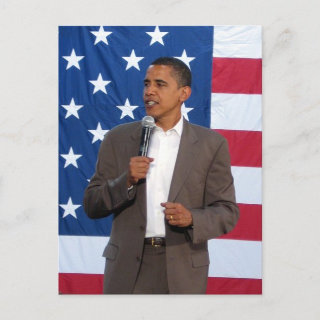 President Barack Obama Postcard (Front)