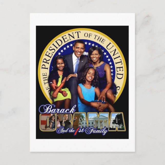 President Barack Obama Postcard (Front)