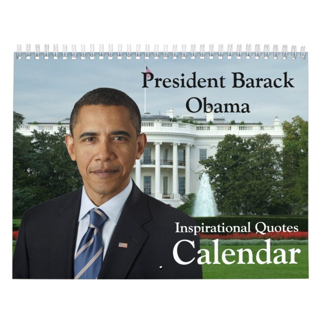 President Barack Obama Quotes Yearly Calendar (Cover)