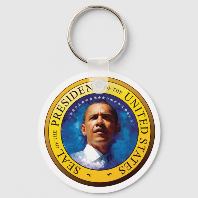 President Barack Obama Seal Keychain (Front)