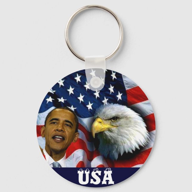 President Barack Obama, Visions & Dreams_ Key Ring (Front)