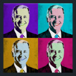 President Biden Pop Art (Purple, Blue, Yellow,) Poster<br><div class="desc">Political Pop Art Gear and Political Gifts from PolitiClothes.com & PolitiCardz.com Find the Most Unique Election and Political Gifts Including: Political T-shirts, Political Bumper Stickers, Political Buttons, Political Posters, Political Pins, Political Cards, Political Mugs, Political Posters, Political Signs and More! Political Art & Gear: http://www.PolitiClothes.com Political Cards & Gifts: http://www.PolitiCardz.com...</div>