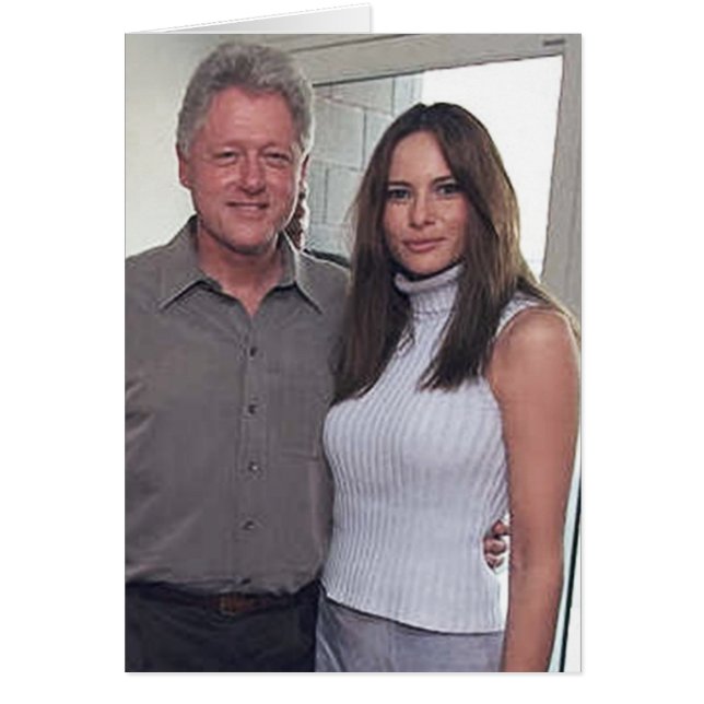 President Bill Clinton & Melania Trump (Front)