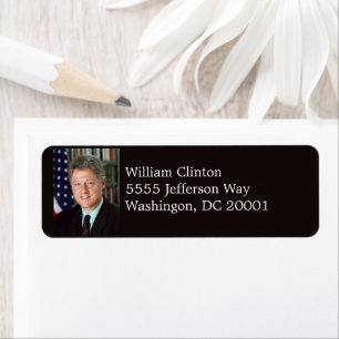 President Bill Clinton Official Portrait Address