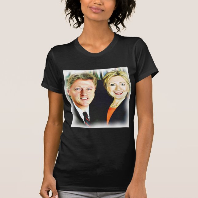 President Bill Clinton & President Hillary Clinton T-Shirt (Front)