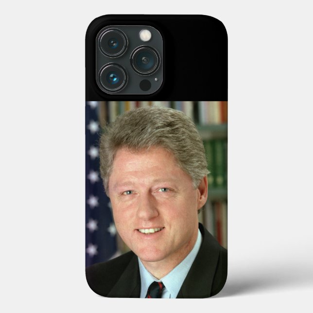 President Bill Clinton White House Photo Case-Mate iPhone Case (Back)