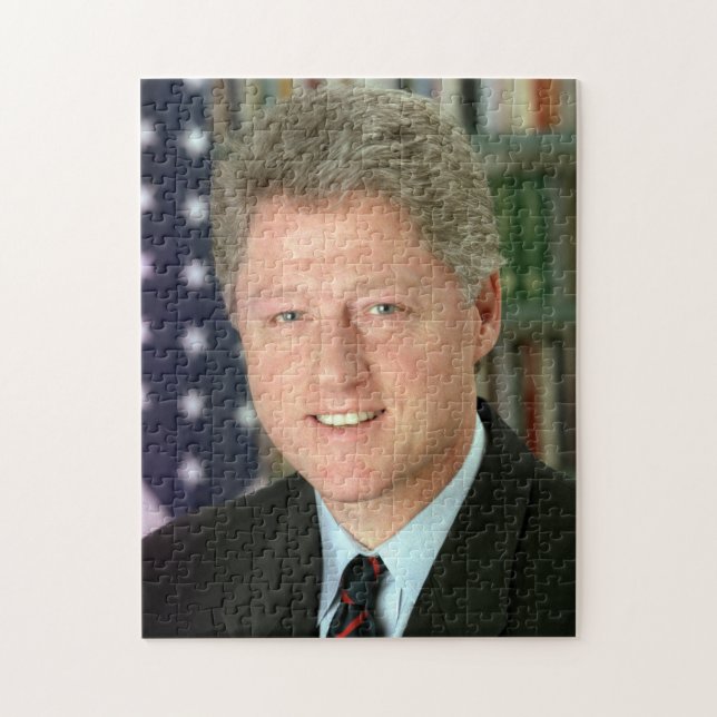 President Bill Clinton White House Photo Jigsaw Puzzle (Vertical)