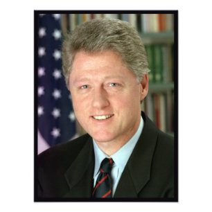 President Bill Clinton White House Photo Print