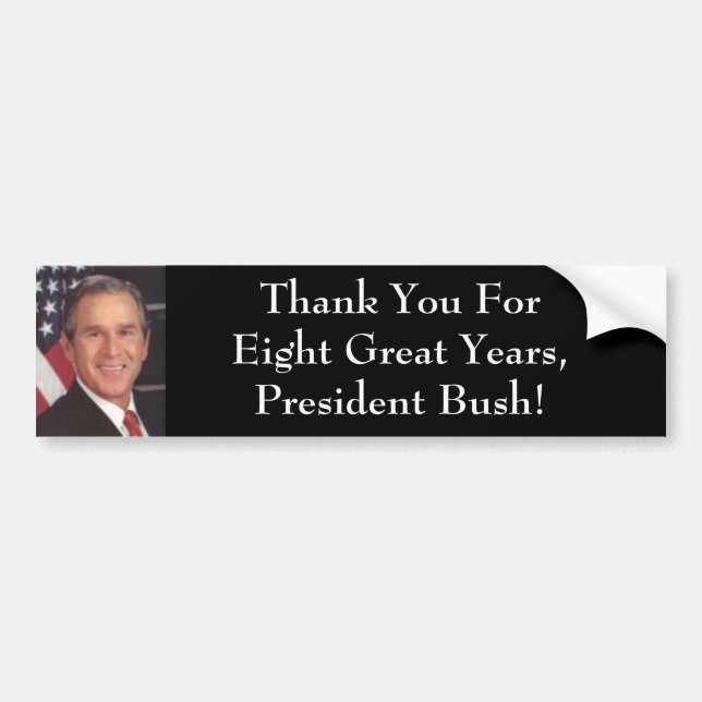 President Bush Bumper Sticker (Front)