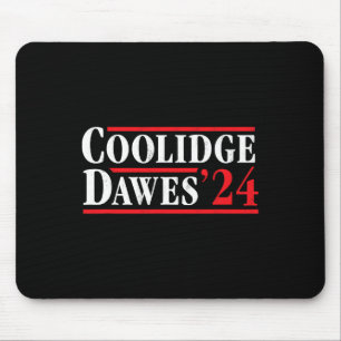 President Calvin Coolidge 1924 - Retro 4th Of July Mouse Pad
