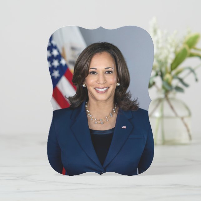 President Candidate Kamala Harris US 2024 Card (Standing Front)