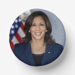 President Candidate Kamala Harris US 2024 Paper Plate