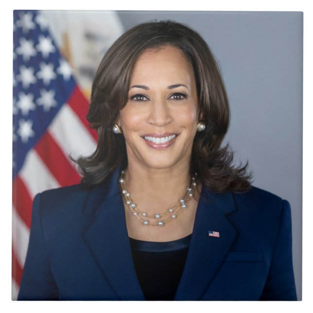 President Candidate Kamala Harris US 2024 Tile (Front)