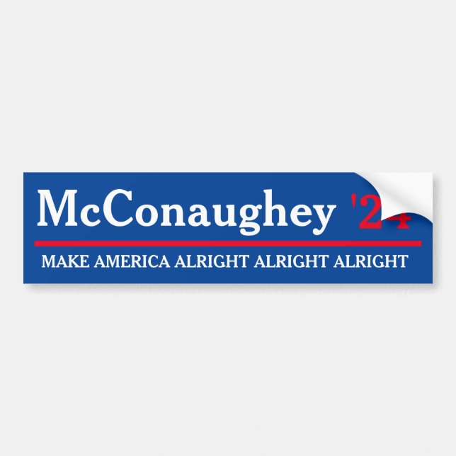 President choice bumper sticker (Front)