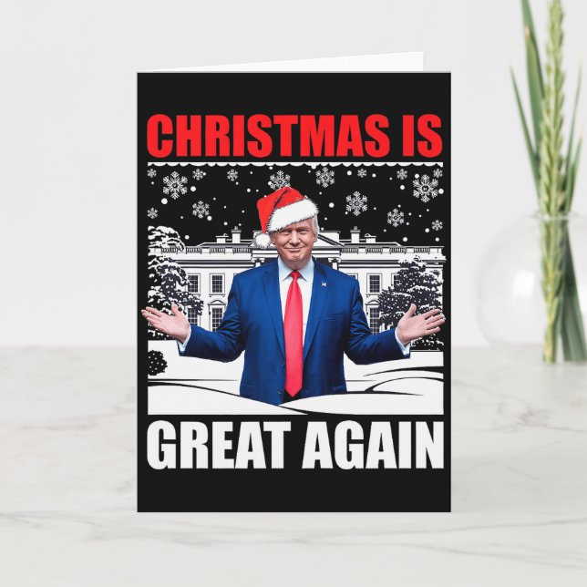 President Donald 2024 Premium  Card (Front)