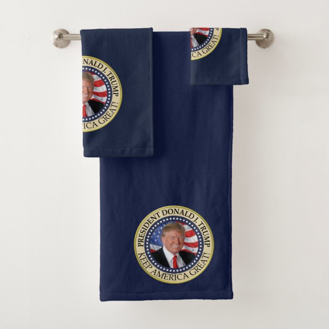 President Donald Trump 2020 Keep America Great Bath Towel Set (Insitu)