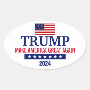 PRESIDENT DONALD TRUMP 2024 BUMPER STICKER