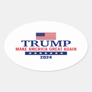 PRESIDENT DONALD TRUMP 2024 BUMPER STICKER