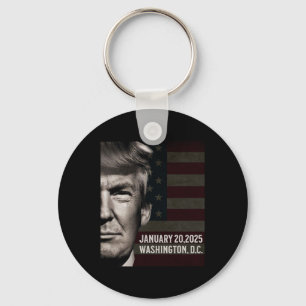 President Donald Trump 2025 Inauguration Date Comm Key Ring