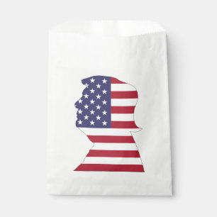 PRESIDENT DONALD TRUMP AMERICAN FLAG FAVOUR BAGS