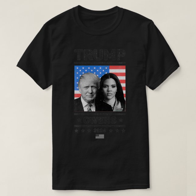 President Donald Trump and Vice President Candace  T-Shirt (Design Front)