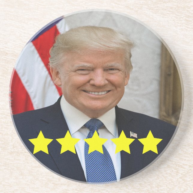President Donald Trump Approval Rating Coaster (Front)