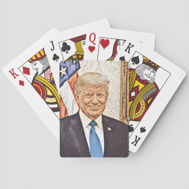 President Donald Trump Art Bicycle Playing Cards (Back)