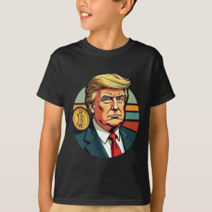 President Donald Trump Bitcoin Dogecoin Crypto Ret T-Shirt