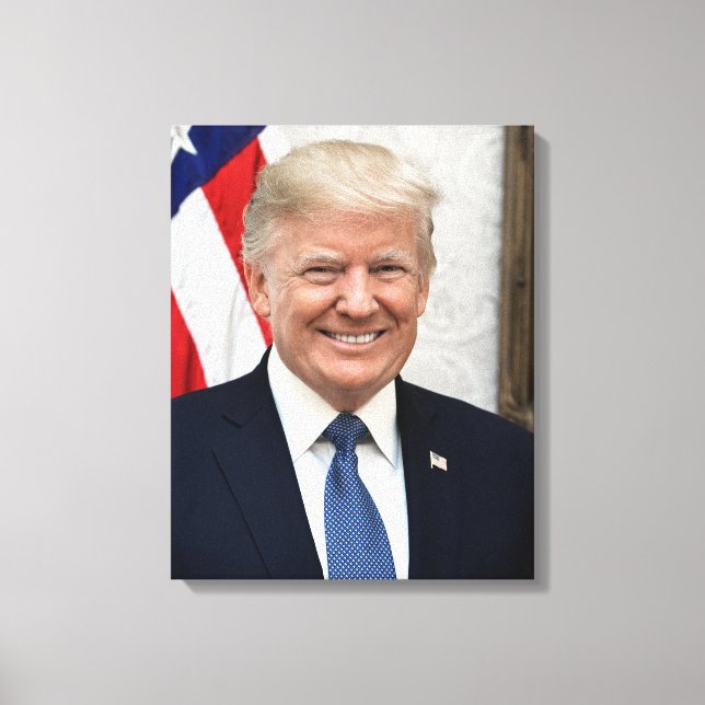 President Donald Trump Canvas Print (Front)