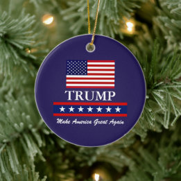 PRESIDENT DONALD TRUMP CHRISTMAS ORNAMENT