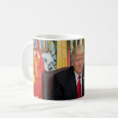 President Donald Trump Coffee Mug (Front Left)