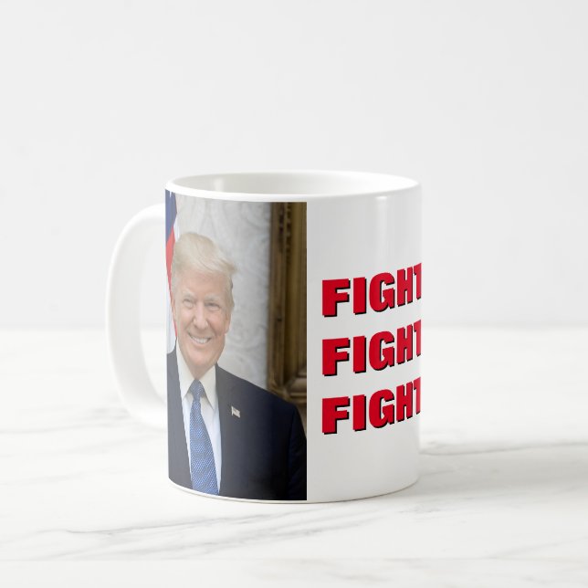President Donald Trump Coffee Mug (Front Left)