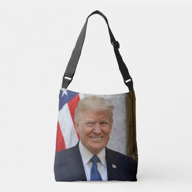 President Donald Trump Crossbody Bag (Front)