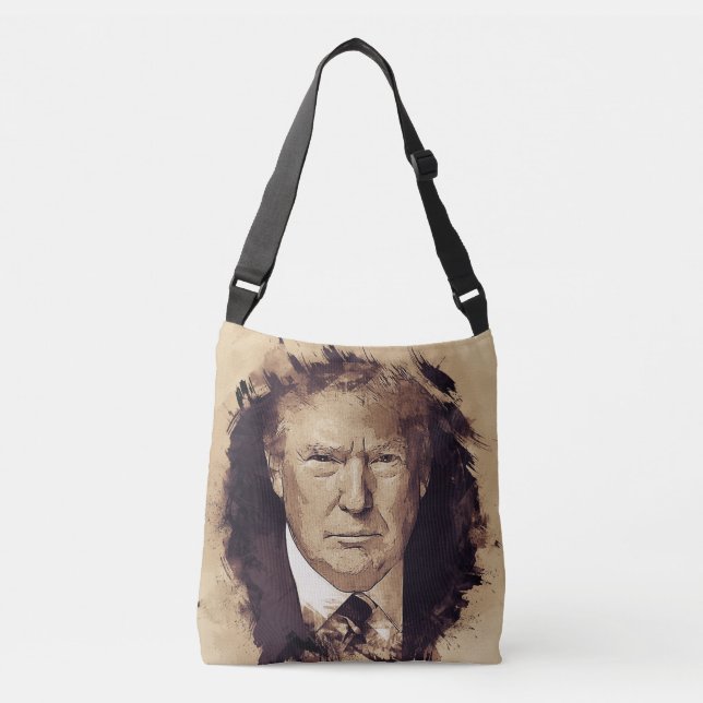 President Donald Trump Crossbody Bag (Front)