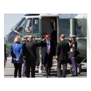 President Donald Trump Exits Marine One