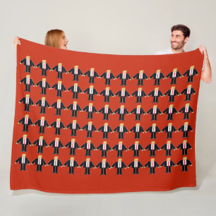 President Donald Trump Fleece Blanket