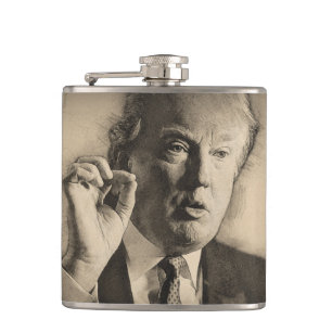 President Donald Trump Hip Flask